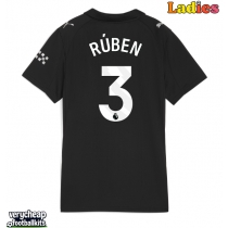 Manchester City Ruben Dias #3 Replica Away Shirt Ladies 2025-26 Short Sleeve